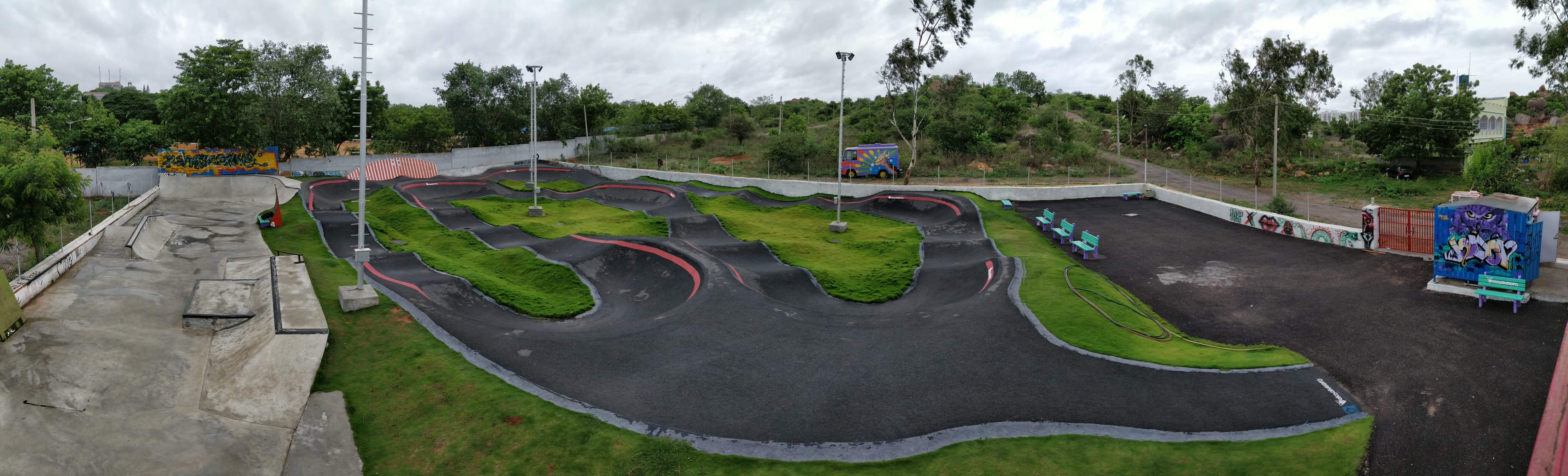 WallRide Park pump track and skate park